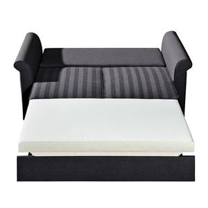 Divano letto Bernadett Tessuto Grigio scuro Superficie del letto: 130 x 210 cm - Larghezza: 168 cm