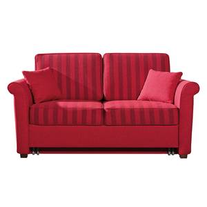 Divano letto Bernadett Tessuto Rosso Superficie del letto: 150 x 210 cm - Larghezza: 188 cm