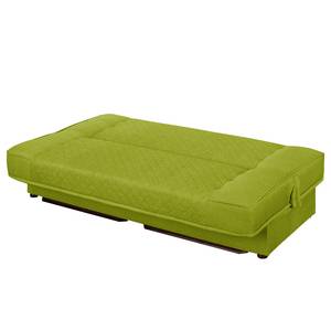 Canapé convertible Bueno Vista Tissu structuré - Vert gazon