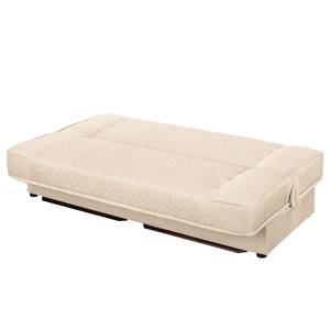 Canapé convertible Bueno Vista Tissu structuré - Beige clair