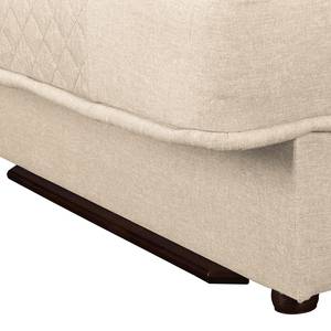 Canapé convertible Bueno Vista Tissu structuré - Beige clair