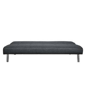 Canapé convertible Calow Tissu - Anthracite clair