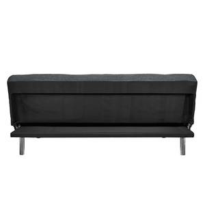 Canapé convertible Calow Tissu - Anthracite clair