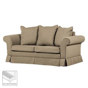 Schlafsofa Campagne (2,5-Sitzer) Webstoff - Muskat