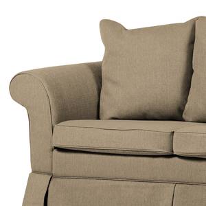 Schlafsofa Campagne (2,5-Sitzer) Webstoff - Muskat