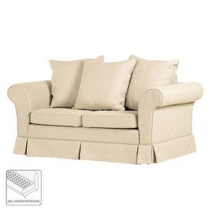 Canapé convertible Campagne (2 places) Tissu - Beige