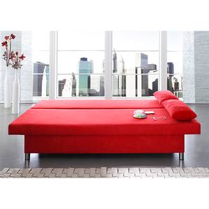 Schlafsofa Canto Microfaser Rot