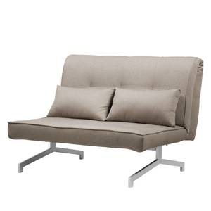 Schlafsofa Cardini Due Webstoff Stoff Zahira: Beige-Grau