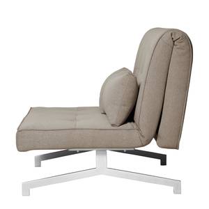 Schlafsofa Cardini Due Webstoff Stoff Zahira: Beige-Grau