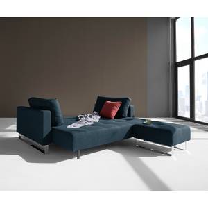 Schlafsofa Cassius II Webstoff Stoff Mixed Dance: Blue