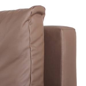 Sofa City Lounge (mit Schlaffunktion) Kunstleder Taupe