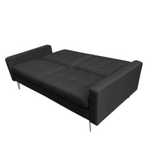 Schlafsofa Clarkia Webstoff - Dunkelgrau