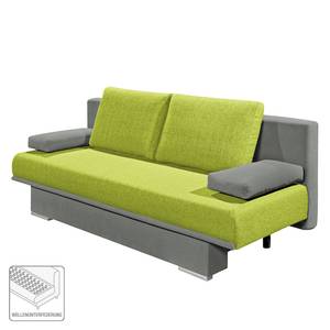 Clic-clac Competa Tissu / Microfibre - Vert citron / Gris - Avec éclairage