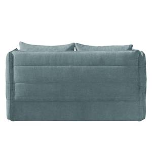 Canapé convertible Coos II Tissu structuré - Bleu gris