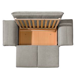 Canapé convertible Coos II Tissu - Gris minéral