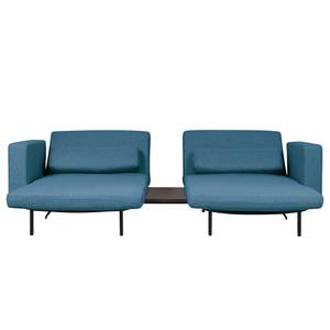 Schlafsofa Copperfield I Webstoff Webstoff - Stoff Bora: Blau