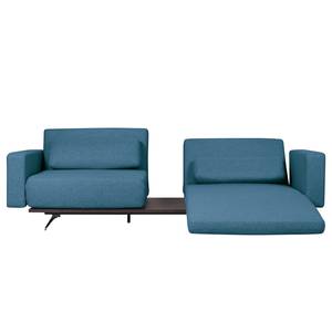 Schlafsofa Copperfield I Webstoff Webstoff - Stoff Bora: Blau