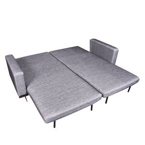 Schlafsofa Copperfield I Webstoff Webstoff - Stoff Olessa: Silber-Schwarz