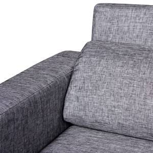 Schlafsofa Copperfield I Webstoff Webstoff - Stoff Olessa: Silber-Schwarz