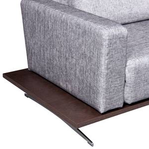 Schlafsofa Copperfield I Webstoff Webstoff - Stoff Olessa: Silber-Schwarz