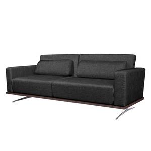 Schlafsofa Copperfield I Webstoff Webstoff - Stoff Parsa: Grau-Schwarz