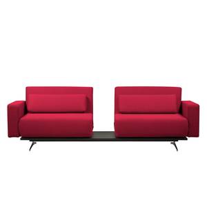 Schlafsofa Copperfield I Webstoff Webstoff - Stoff Zahira: Rot