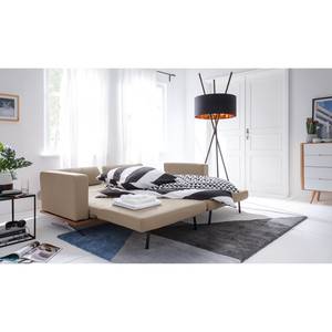 Schlafsofa Copperfield II Webstoff Stoff Zahira: Beige-Grau