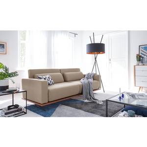 Schlafsofa Copperfield II Webstoff Stoff Zahira: Beige-Grau