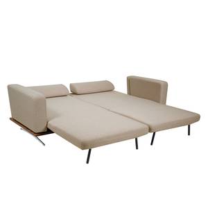 Schlafsofa Copperfield II Webstoff Stoff Zahira: Beige-Grau