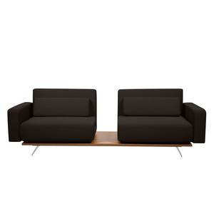 Schlafsofa Copperfield II Webstoff Stoff Zahira: Braun