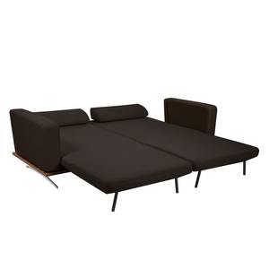 Schlafsofa Copperfield II Webstoff Stoff Zahira: Braun