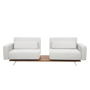 Schlafsofa Copperfield II Webstoff Stoff Zahira: Weiß