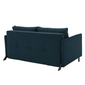 Schlafsofa Cubed 140 I Webstoff Stoff Mixed Dance: Blue