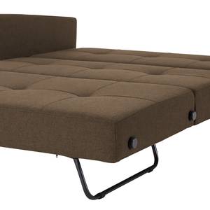 Schlafsofa Cubed 140 I Webstoff Stoff Coastal: Slate Brown