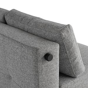 Schlafsofa Cubed 160 II Webstoff Grau - Eiche