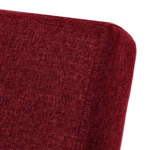 Canapé convertible Daru I Tissu - Tissu Nims: Rouge foncé