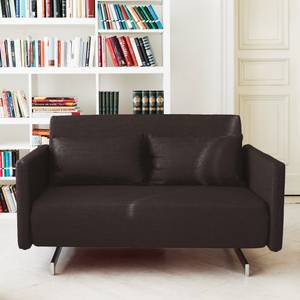 Schlafsofa Dendera B Webstoff Stoff Zahira: Braun