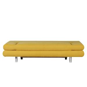 Canapé convertible Dina Tissu jaune