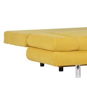 Canapé convertible Dina Tissu jaune