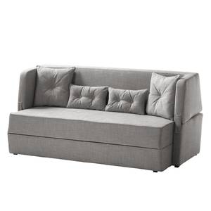 Canapé convertible Divri Tissu - Gris clair