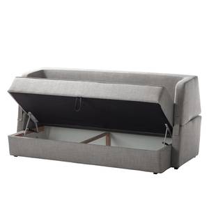 Canapé convertible Divri Tissu - Gris clair