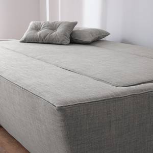 Canapé convertible Divri Tissu - Gris clair