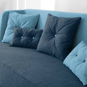 Schlafsofa Divri Webstoff Marineblau / Aqua