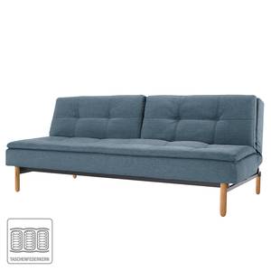 Schlafsofa Dublexo I Webstoff Stoff Soft: Indigo