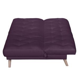 Schlafsofa Emerton Baumwollstoff Aubergine