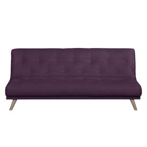 Schlafsofa Emerton Baumwollstoff Aubergine