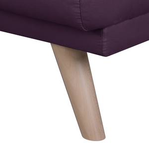 Schlafsofa Emerton Baumwollstoff Aubergine