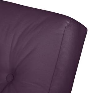 Schlafsofa Emerton Baumwollstoff Aubergine