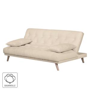 Schlafsofa Emerton Baumwollstoff Beige