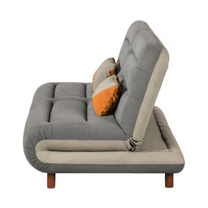 Schlafsofa Energy Webstoff Grau / Cappuccino